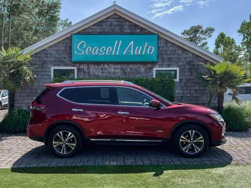 Scarlet Ember 2018 Nissan Rogue Hybrid SL