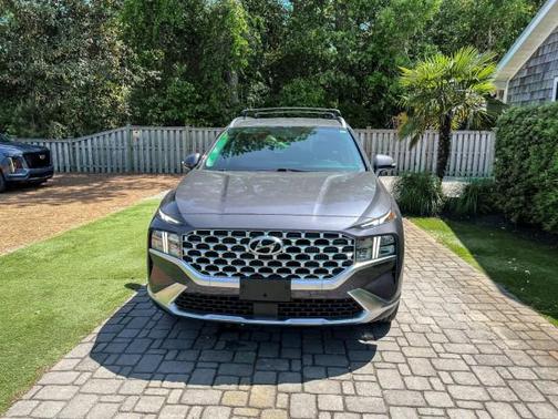 Lagoon Blue 2021 Hyundai SANTA FE HEV Blue