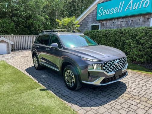 Lagoon Blue 2021 Hyundai SANTA FE HEV Blue