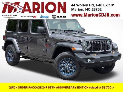 Granite Crystal Metallic Clearcoat 2026 Jeep Wrangler 85th Anniversary