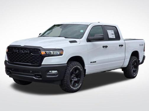 Bright White Clearcoat 2026 RAM 1500 Warlock Crew Cab 4x4 5'7' Box