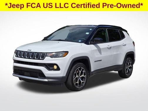 Bright White Clearcoat 2025 Jeep Compass Limited