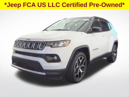 Bright White Clearcoat 2025 Jeep Compass Limited
