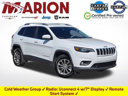 Bright White Clearcoat 2019 Jeep Cherokee Latitude Plus