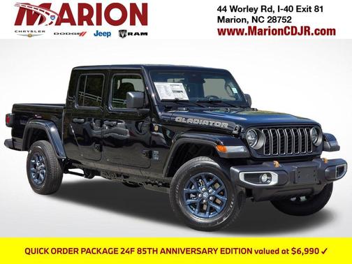 Black Clearcoat 2026 Jeep Gladiator 85th Anniversary Edition