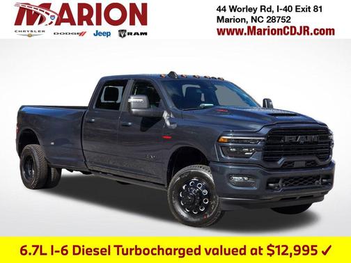 Forged Blue Metallic 2026 RAM 3500 Laramie Crew Cab 4x4 8' Box