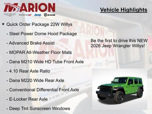 2026 Jeep Wrangler Willys