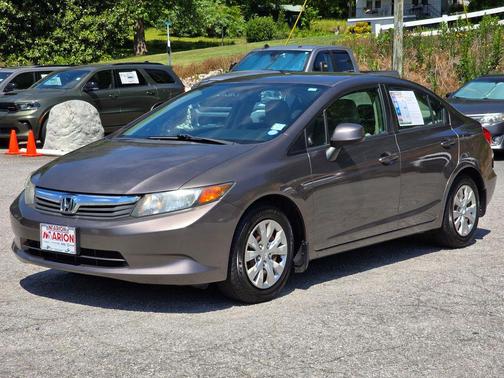 Polished Metal Metallic 2012 Honda Civic LX