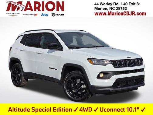 Bright White Clearcoat 2026 Jeep Compass Latitude