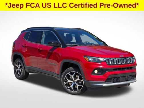 Red Hot Pearlcoat 2025 Jeep Compass Limited