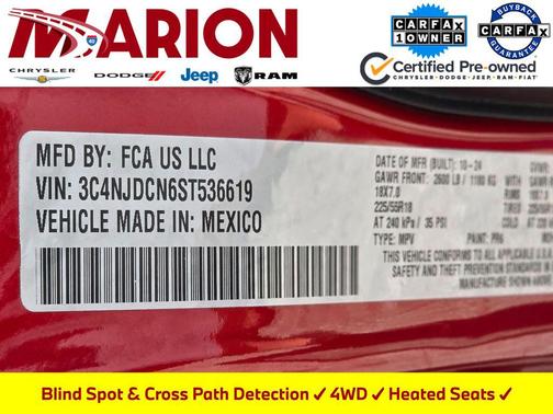 Red Hot Pearlcoat 2025 Jeep Compass Limited