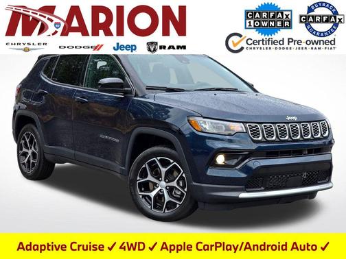 Fathom Blue Pearlcoat 2024 Jeep Compass Limited