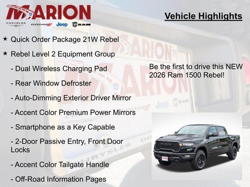 2026 RAM 1500 Rebel