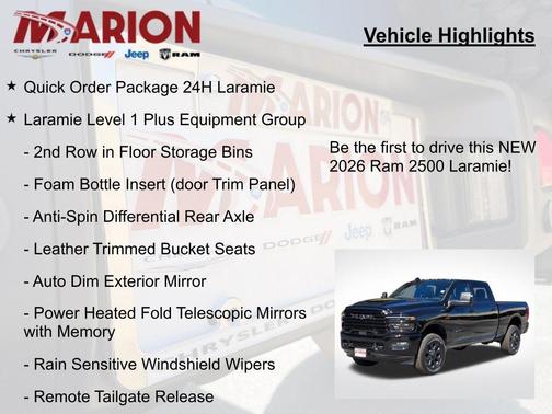 2026 RAM 2500 Laramie