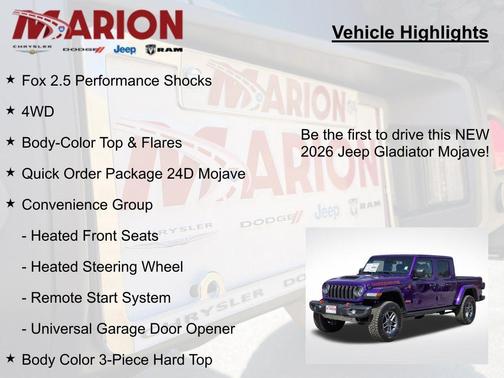 Reign 2026 Jeep Gladiator Mojave 4x4