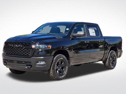 Diamond Black Crystal Pearlcoat 2026 RAM 1500 Warlock Crew Cab 4x4 5'7' Box