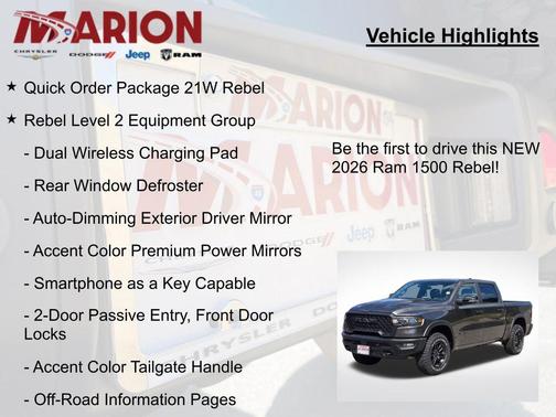 2026 RAM 1500 Rebel