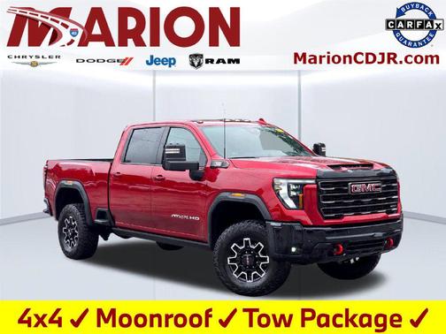 Volcanic Red Tintcoat 2025 GMC Sierra 2500 AT4X