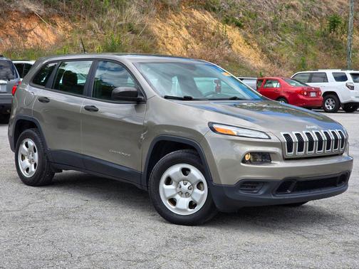 Light Brownstone Pearlcoat 2017 Jeep Cherokee Sport