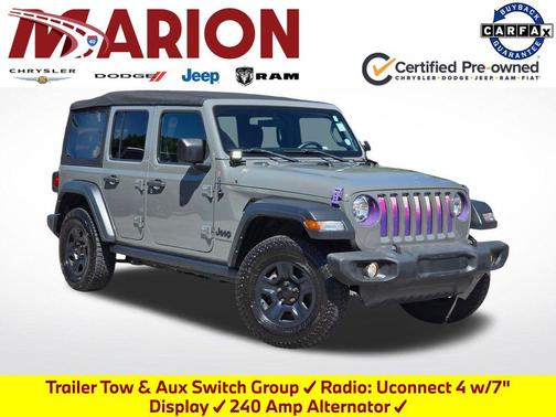 Sting-Gray Clearcoat 2023 Jeep Wrangler Sport