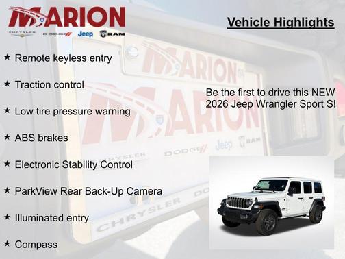 2026 Jeep Wrangler Sport S