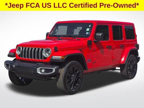 Firecracker Red Clearcoat 2025 Jeep Wrangler 4xe Sahara