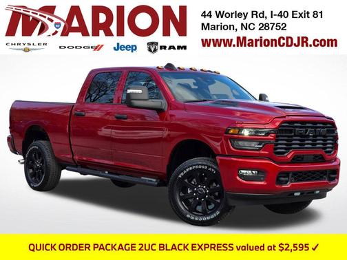 Molten Red Pearlcoat 2026 RAM 2500 Black Express