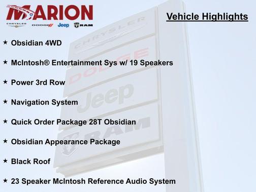 Diamond Black Crystal Pearlcoat 2024 Jeep Grand Wagoneer Series II 4x4