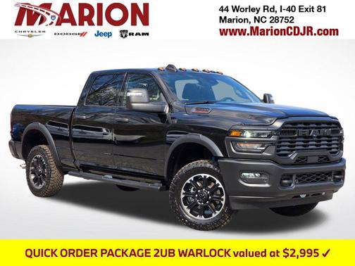 Diamond Black Crystal Pearlcoat 2026 RAM 2500 Warlock Crew Cab 4x4 6'4' Box