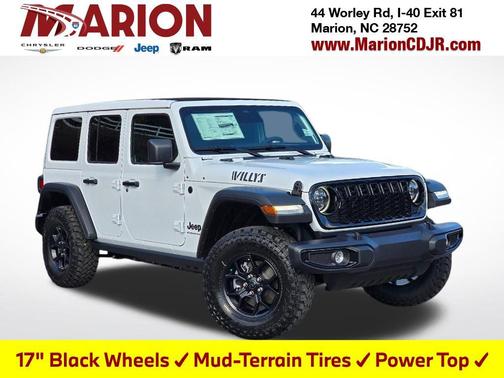 Bright White Clearcoat 2026 Jeep Wrangler Willys
