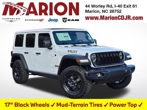 Bright White Clearcoat 2026 Jeep Wrangler Willys