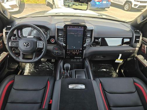 Bright White Clearcoat 2026 RAM 1500 RHO Crew Cab 4x4 5'7' Box