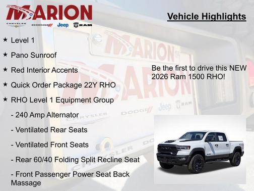 Bright White Clearcoat 2026 RAM 1500 ST