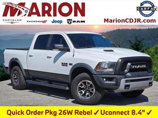 Bright White Clearcoat 2017 RAM 1500 Rebel
