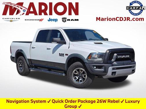 Bright White Clearcoat 2017 RAM 1500 Rebel