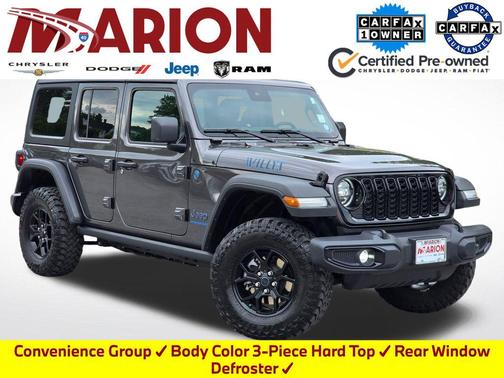 Granite Crystal Metallic Clearcoat 2025 Jeep Wrangler 4xe Willys