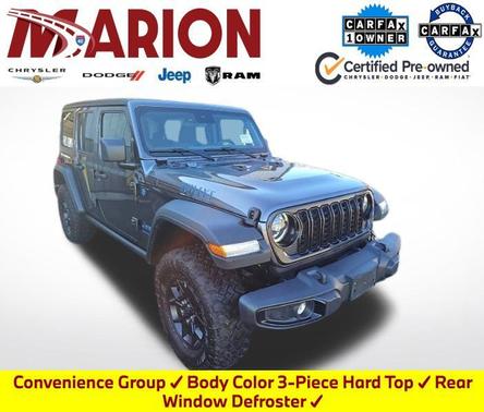 Granite Crystal Metallic Clearcoat 2025 Jeep Wrangler 4xe Willys