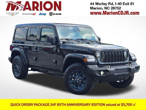 Black Clearcoat 2026 Jeep Wrangler 85th Anniversary