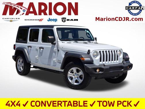 Bright White Clearcoat 2018 Jeep Wrangler Unlimited Sport