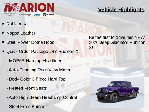 Reign 2026 Jeep Gladiator Rubicon