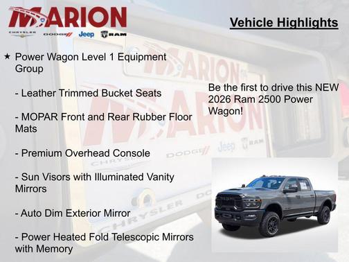 Ceramic Gray Clearcoat 2026 RAM 2500 Power Wagon
