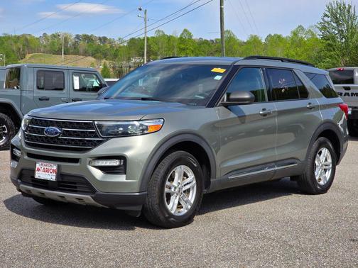 SILVER SPRUCE METALLIC 2020 Ford Explorer XLT