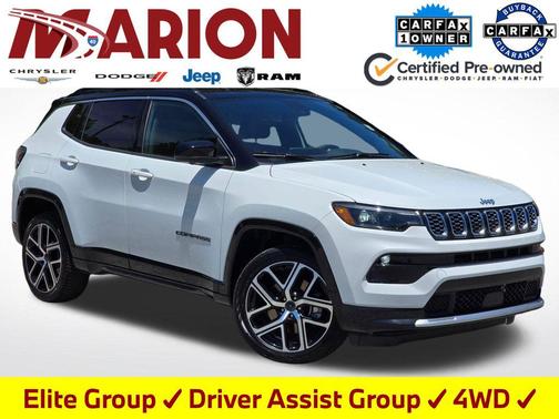 Bright White Clearcoat 2025 Jeep Compass Limited