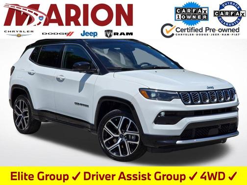 Bright White Clearcoat 2025 Jeep Compass Limited