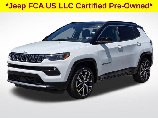 Bright White Clearcoat 2025 Jeep Compass Limited