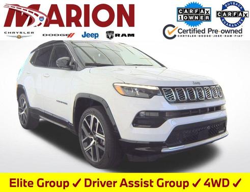 Bright White Clearcoat 2025 Jeep Compass Limited