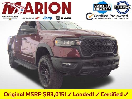 Delmonico Red Pearlcoat 2025 RAM 1500 Rebel