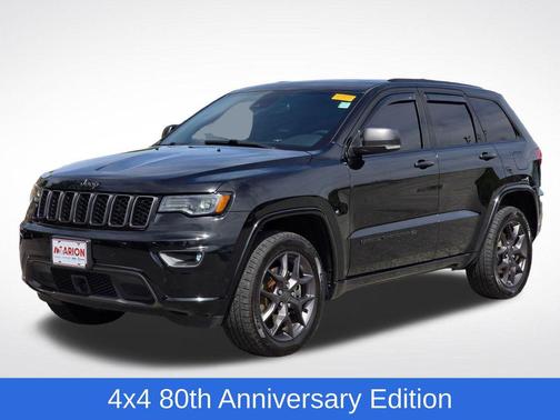 Diamond Black Crystal Pearlcoat 2021 Jeep Grand Cherokee 80th Anniversary 4x4