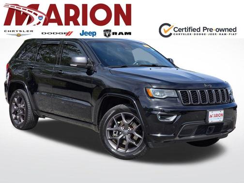 Diamond Black Crystal Pearlcoat 2021 Jeep Grand Cherokee 80th Anniversary 4x4