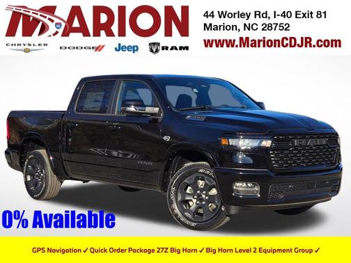 Diamond Black Crystal Pearlcoat 2026 RAM 1500 Big Horn/Lone Star